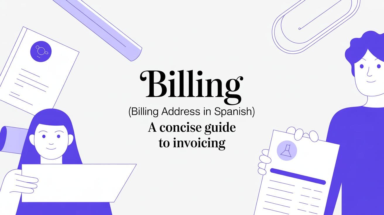 Facturation (adresse de facturation en espagnol) : Un guide concis de la facturation