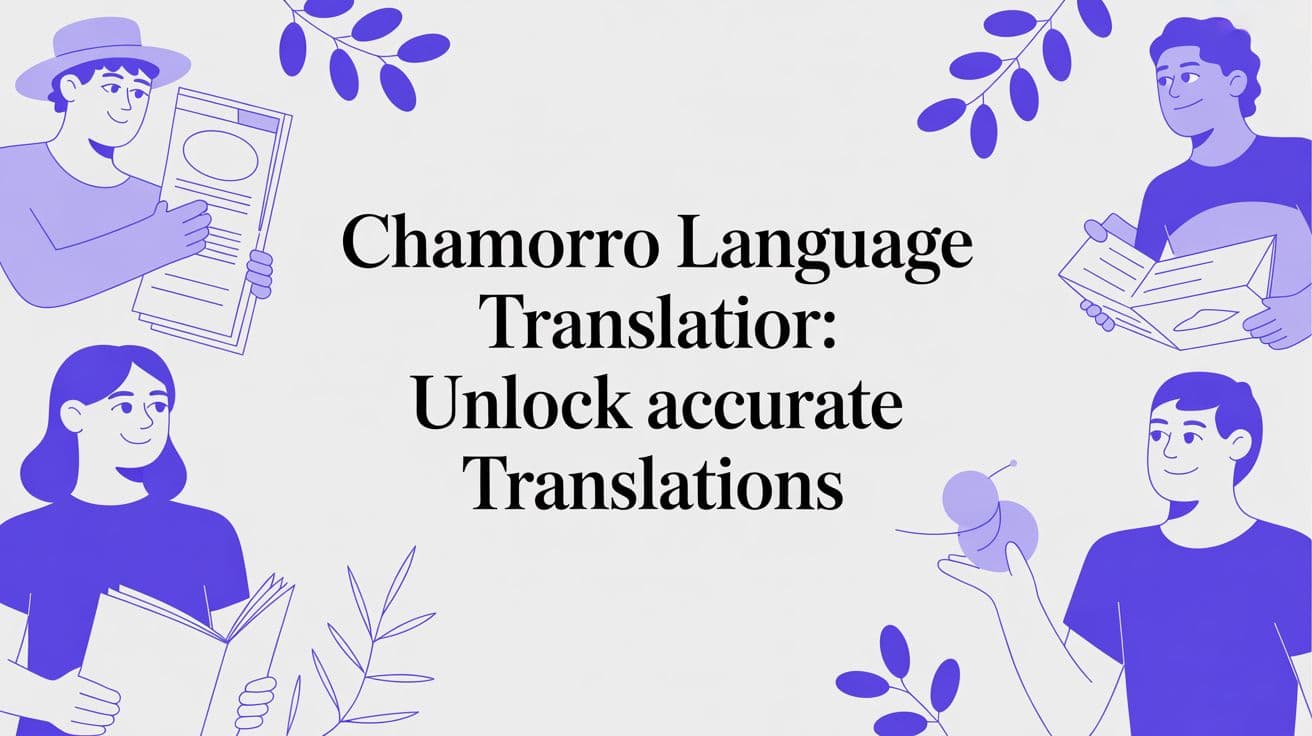 Chamorro Language Translator: Unlock Accurate Translations