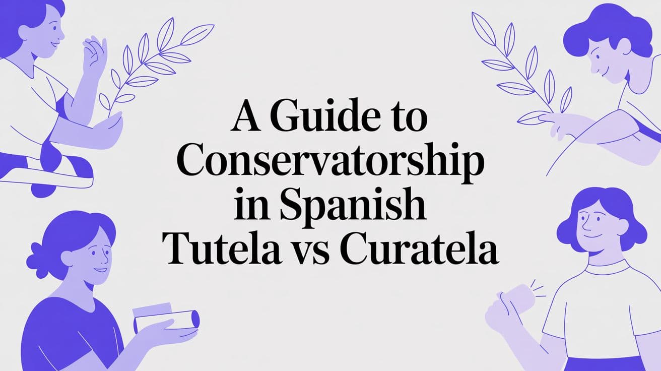 Um Guia sobre Curatela em Espanhol Tutela vs Curatela