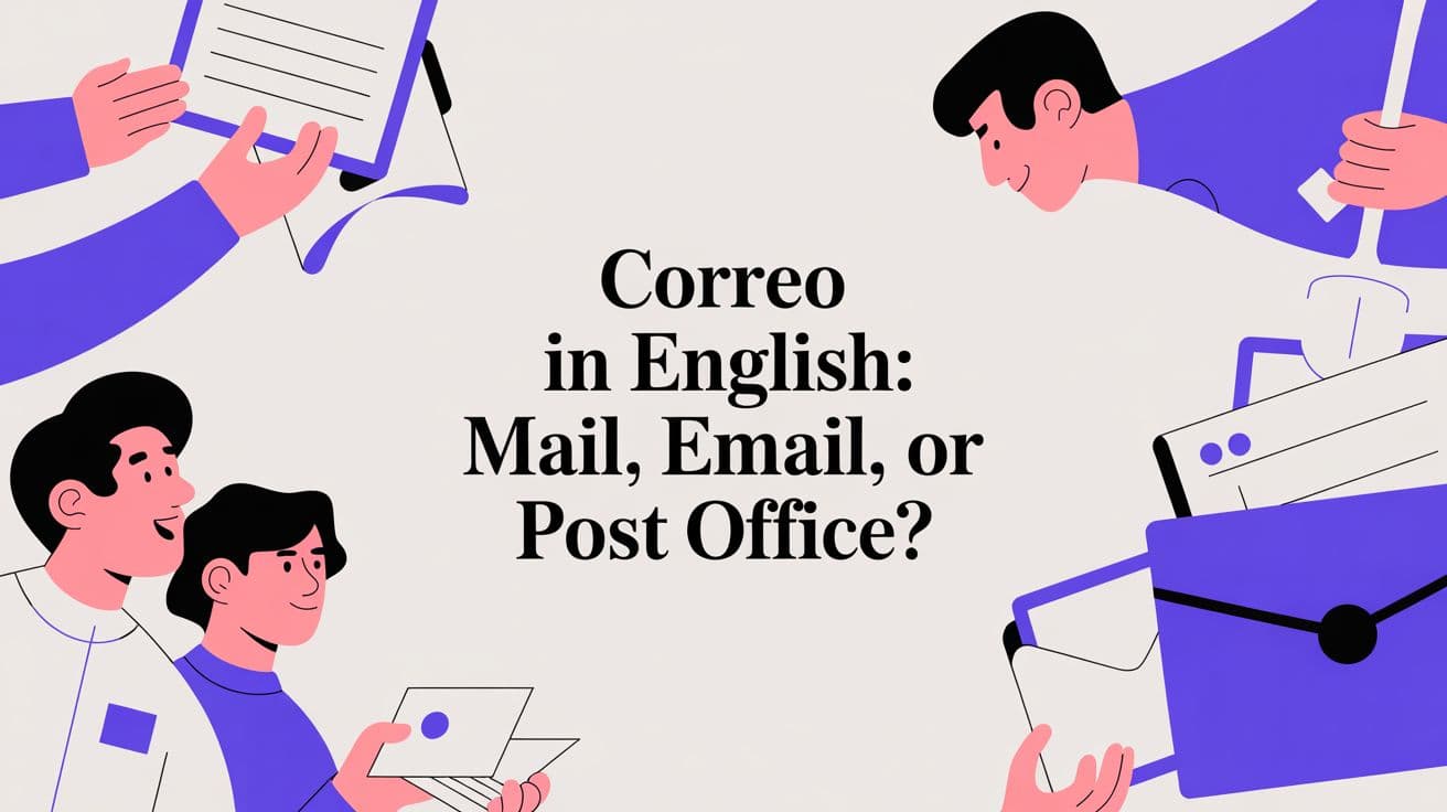 Correo auf Englisch: Mail, E-Mail oder Postamt?