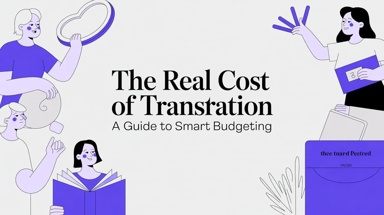 The Real Cost of Translation A Guide to Smart Budgeting