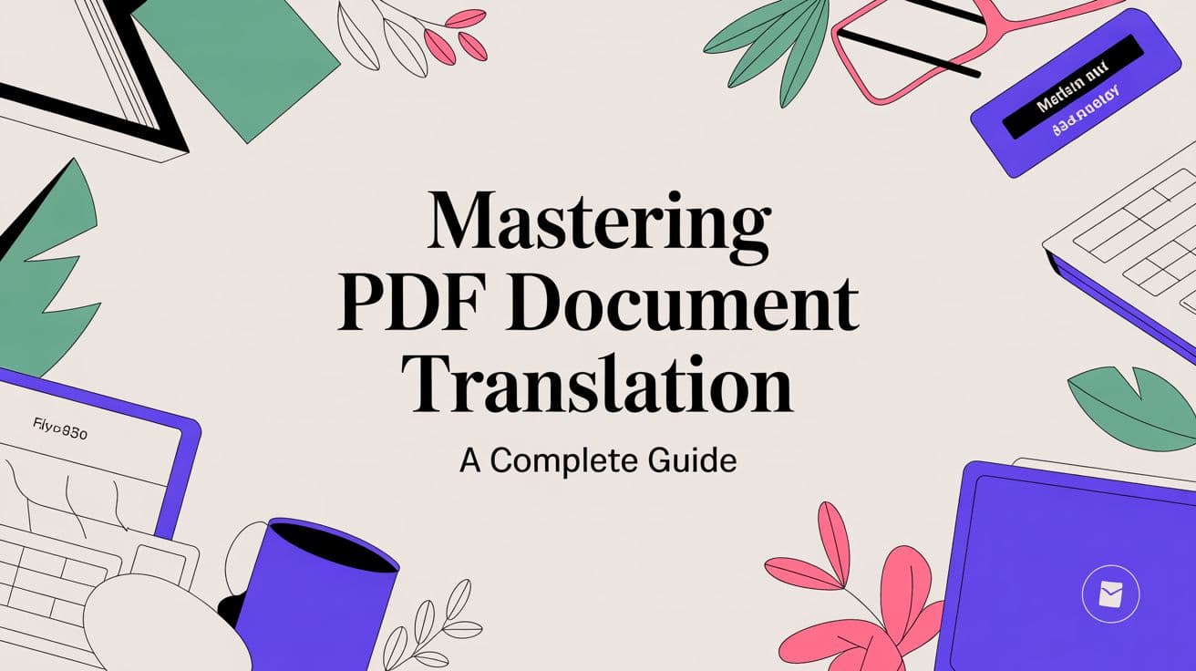 Mastering PDF Document Translation A Complete Guide