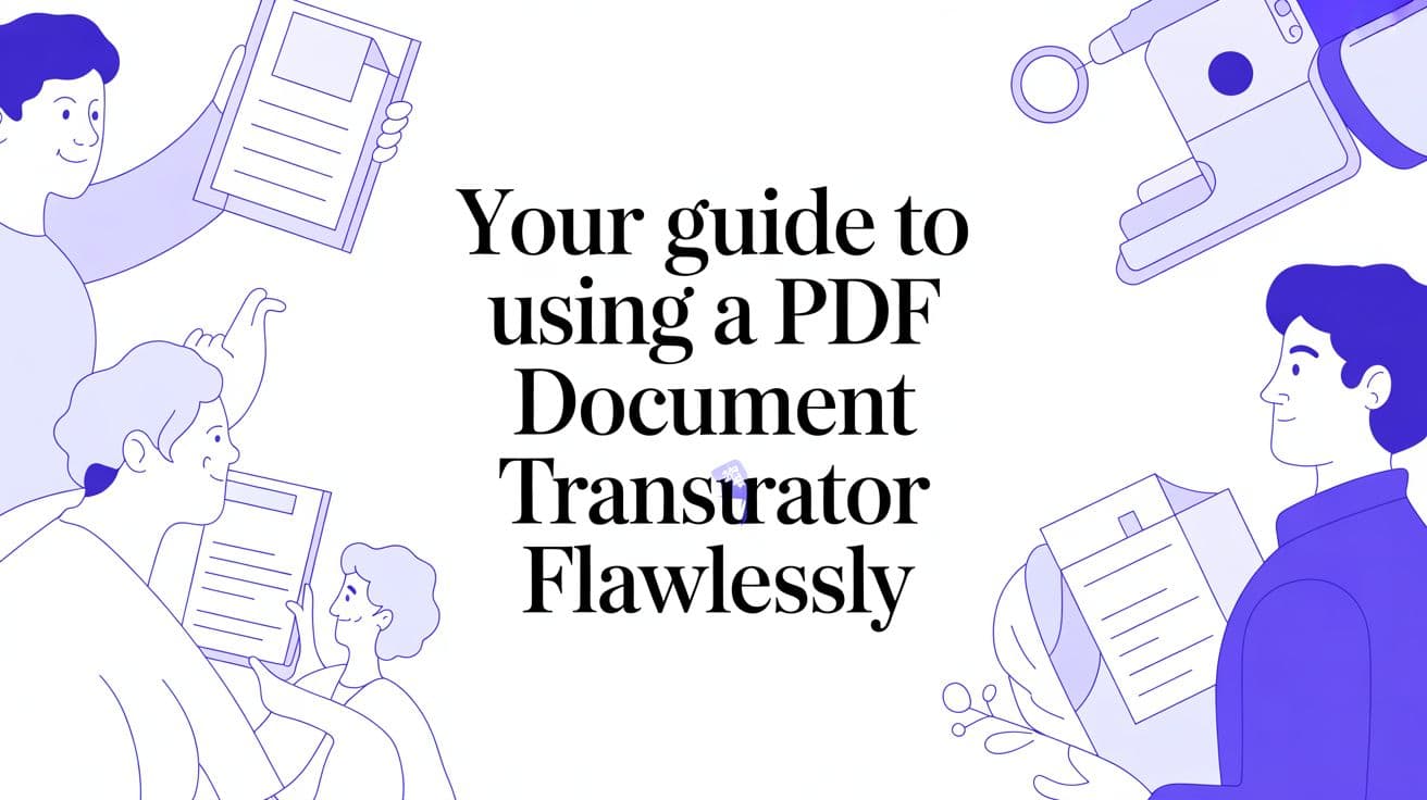 Seu Guia para Usar um Tradutor de Documentos PDF Impecavelmente