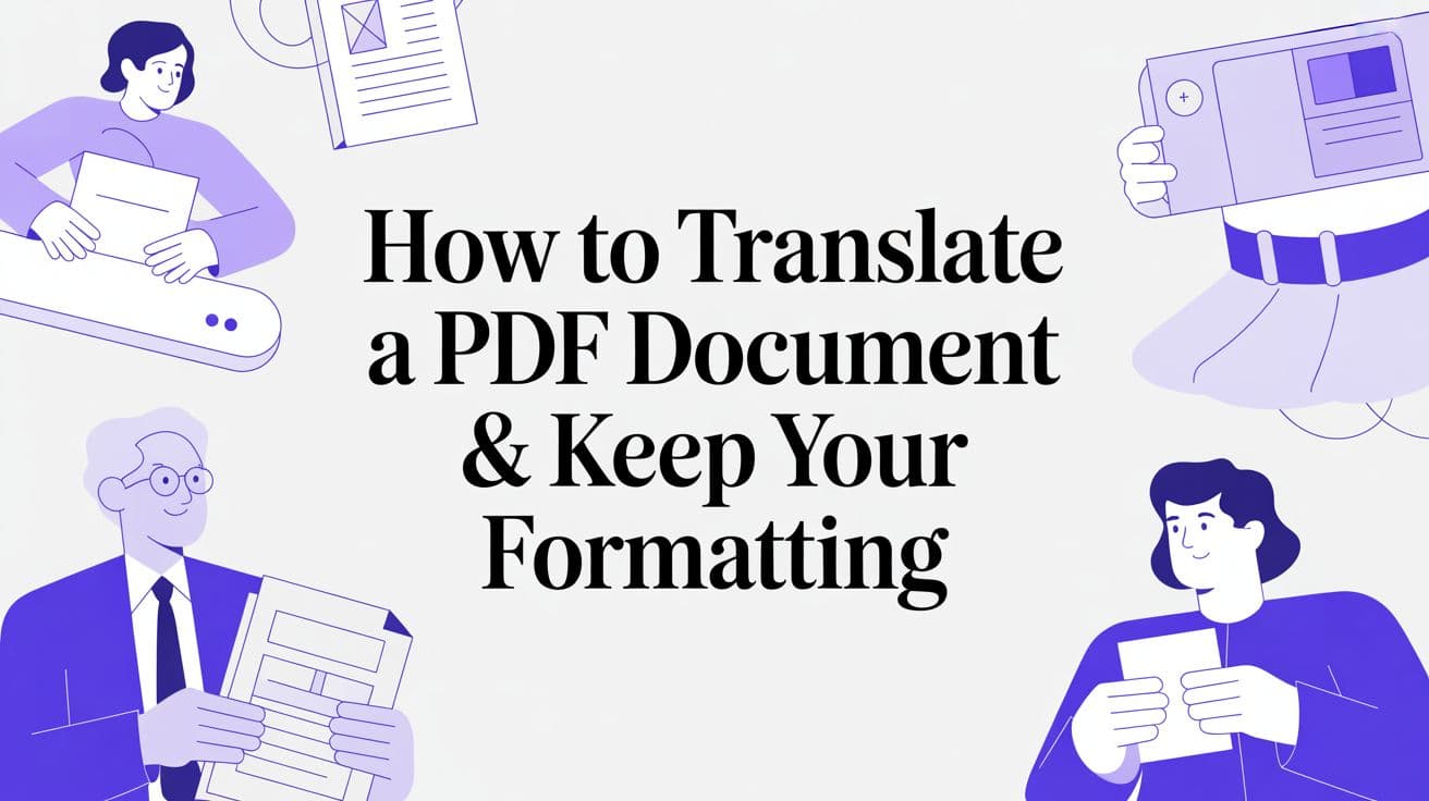 How to Translate a PDF Document & Keep Your Formatting