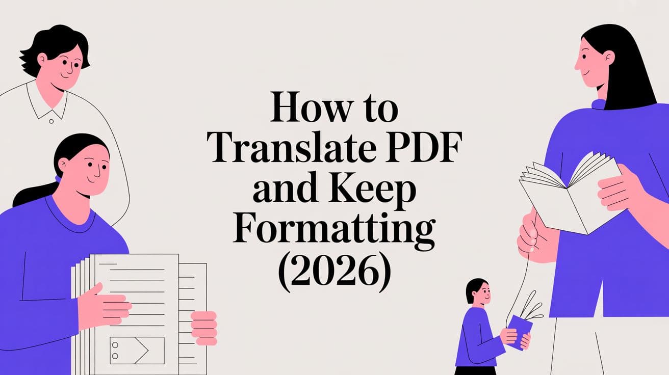 How to Translate PDF and Keep Formatting (2026)