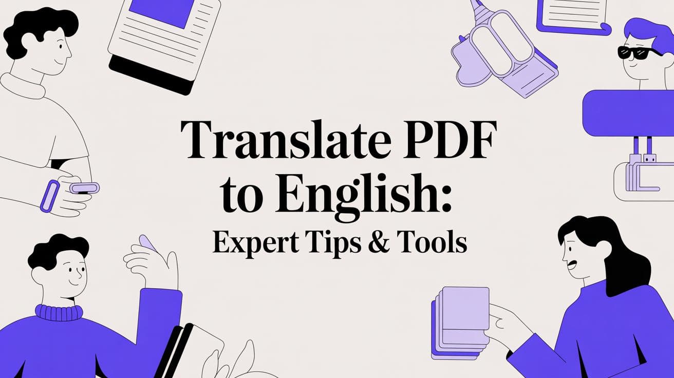 Traduci PDF in inglese: Consigli e strumenti esperti
