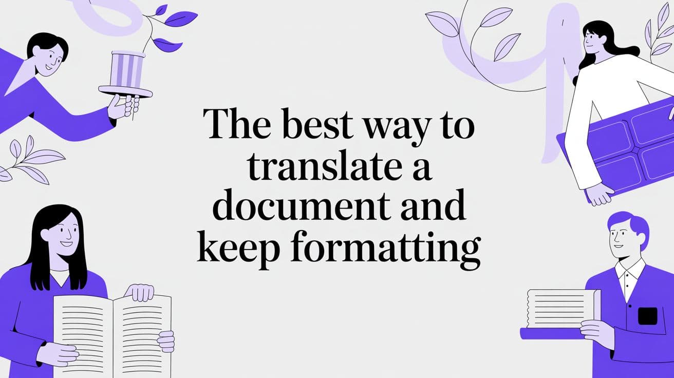A Melhor Forma de Traduzir um Documento e Manter a Formatação