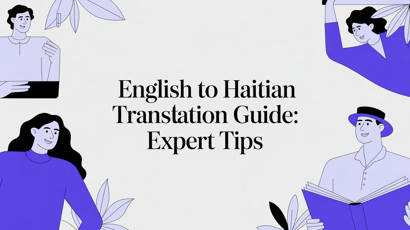 ### Vertaalgids Engels naar Haïtiaans: Deskundige tips