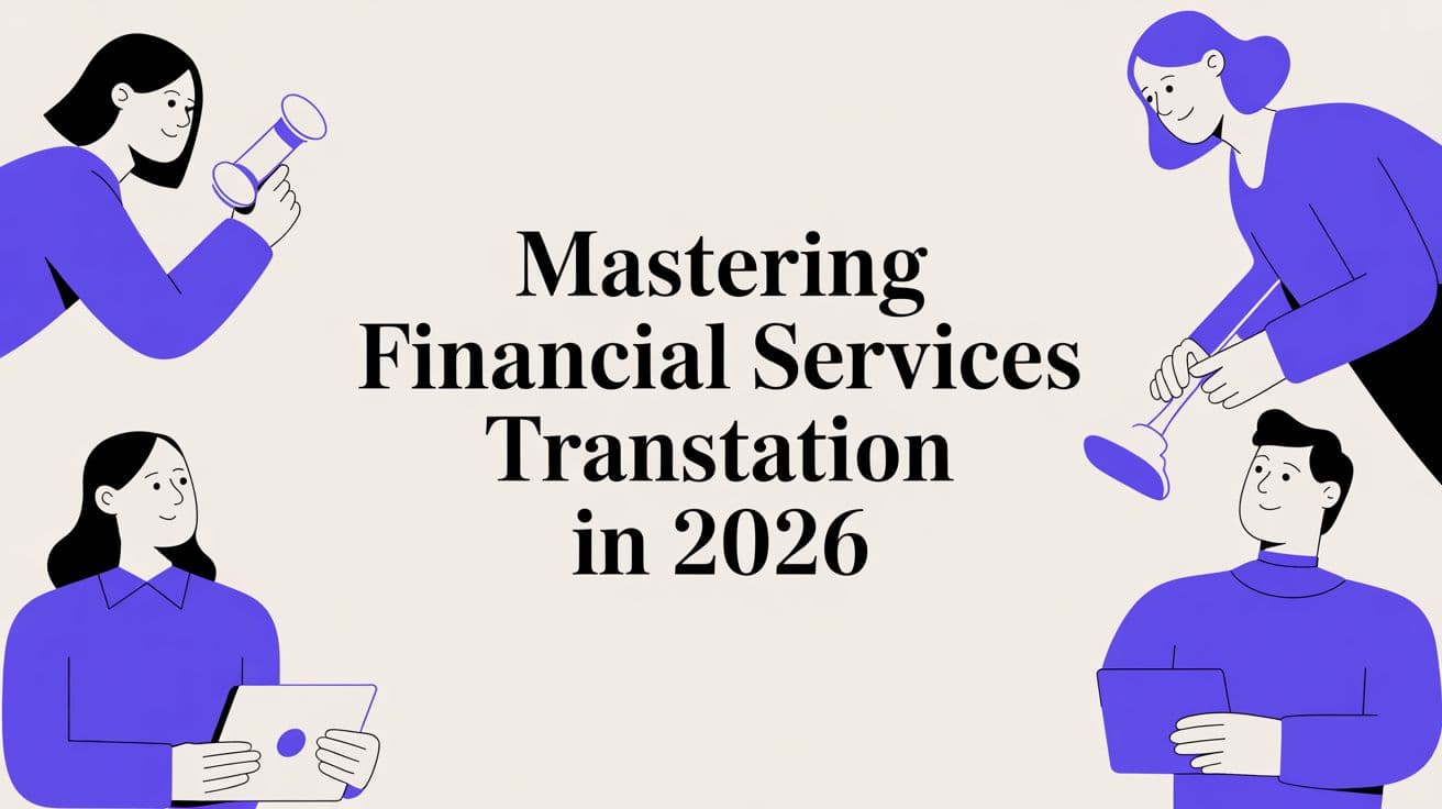 Mastering Financial Services Translation in 2026