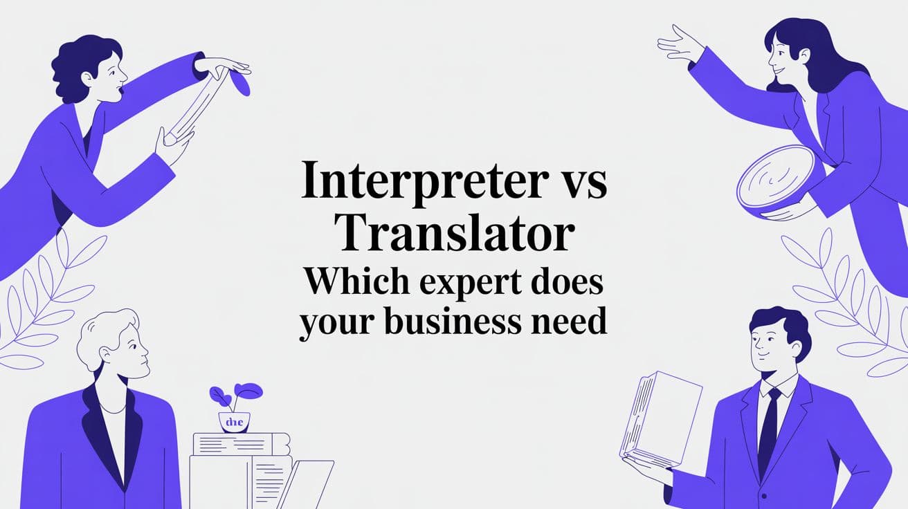 Intérprete Vs Tradutor Qual Especialista Sua Empresa Precisa