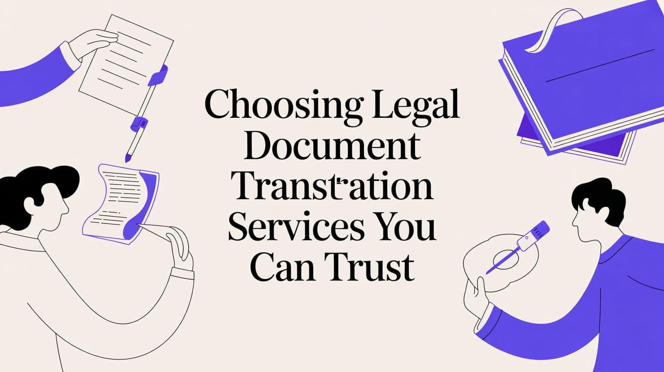 Choosing Legal Document Translation Services You Can Trust