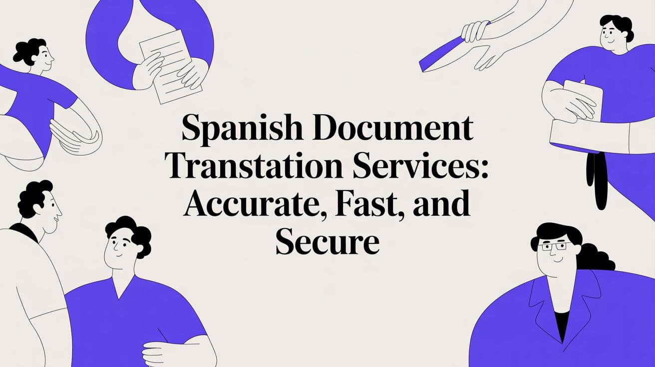 Serviços de tradução de documentos em espanhol: Como escolher IA vs. tradutores humanos