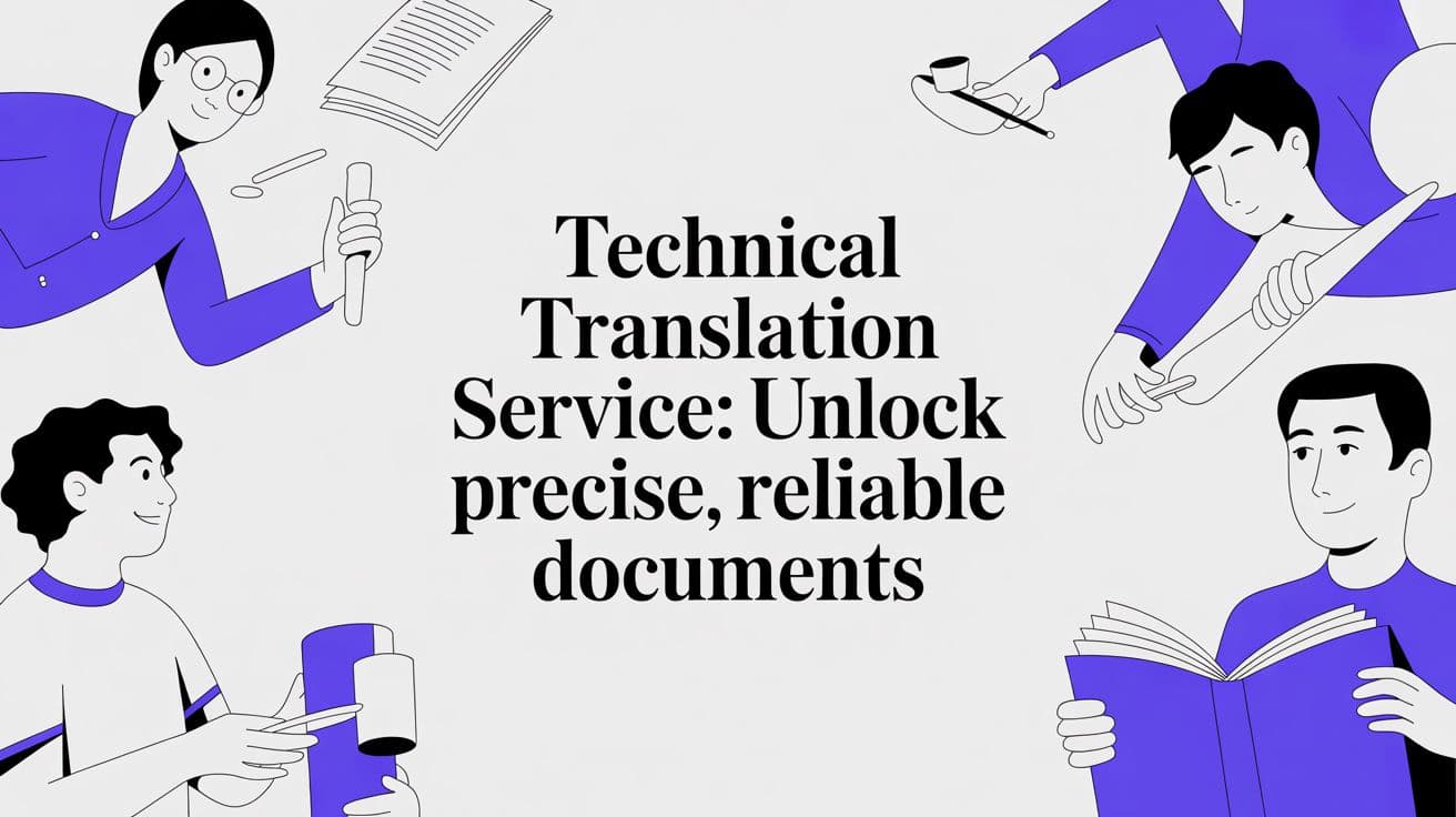 Serviço de tradução técnica: Desbloqueie documentos precisos e confiáveis