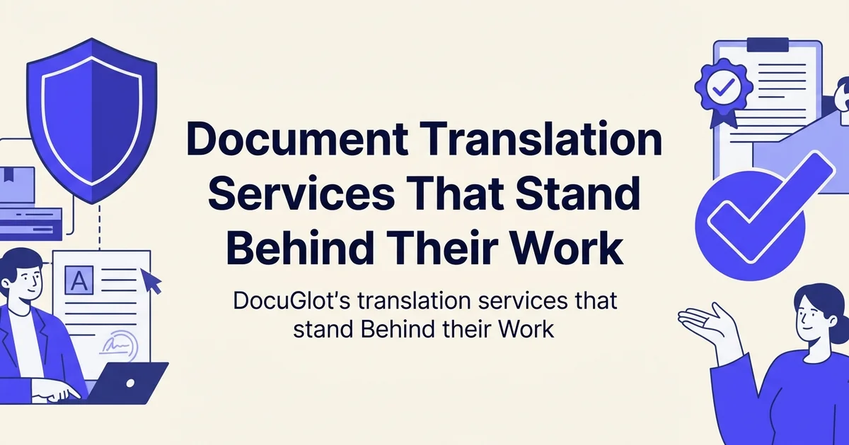 Document Translation Services That Stand Behind Their Work