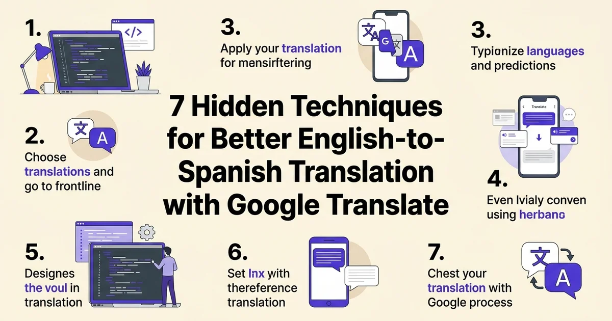 7 Hidden Techniques for Better English-to-Spanish Translation with Google Translate