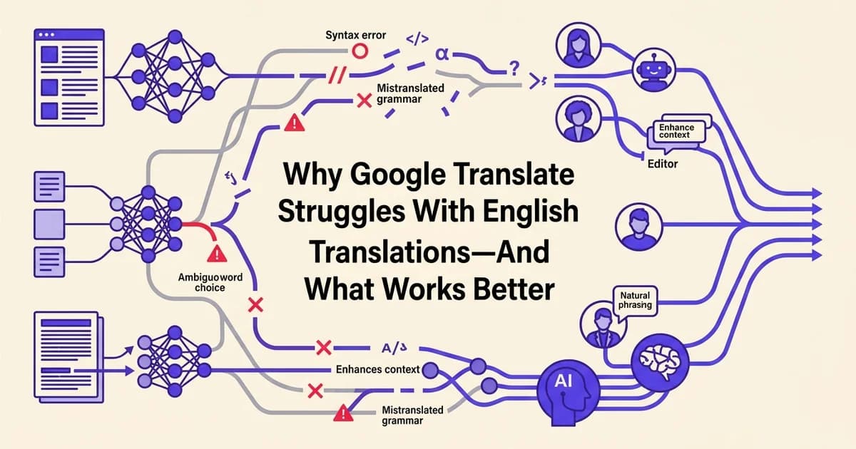 Why Google Translate Struggles With English Translations—And What Works Better