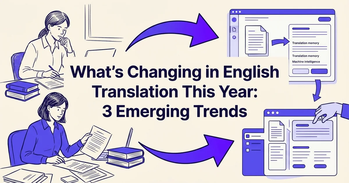 What's Changing in English Translation This Year: 3 Emerging Trends