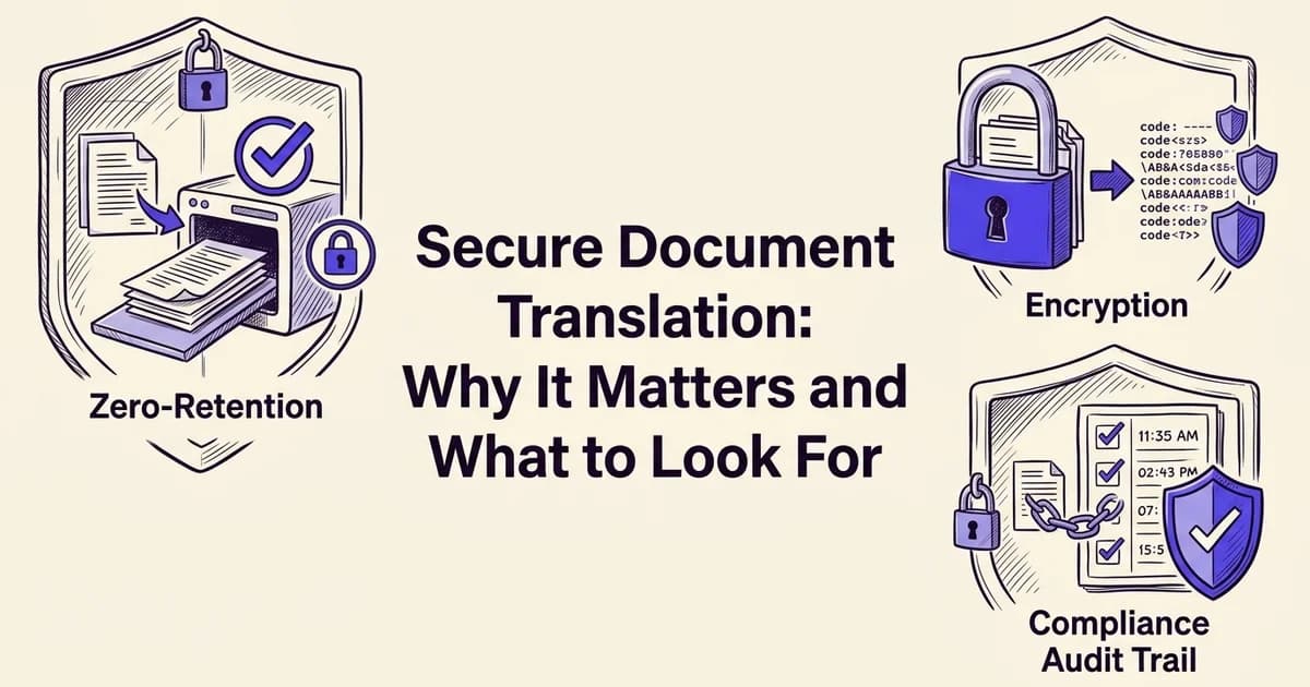 Secure Document Translation: Why It Matters and What to Look For