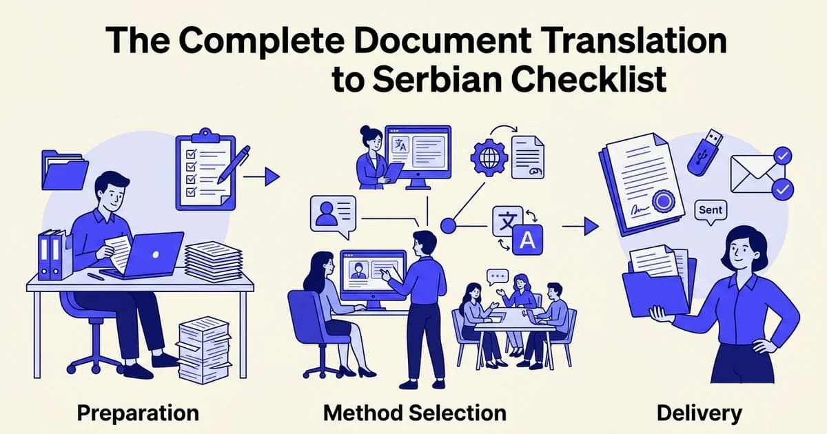 The Complete Document Translation to Serbian Checklist