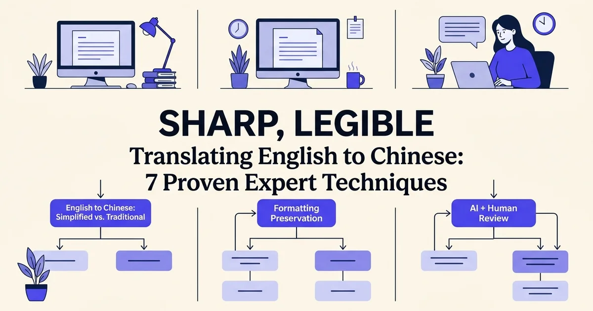 Translating English to Chinese: 7 Proven Expert Techniques