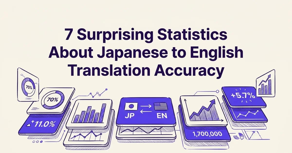 7 Surprising Statistics About Japanese to English Translation Accuracy