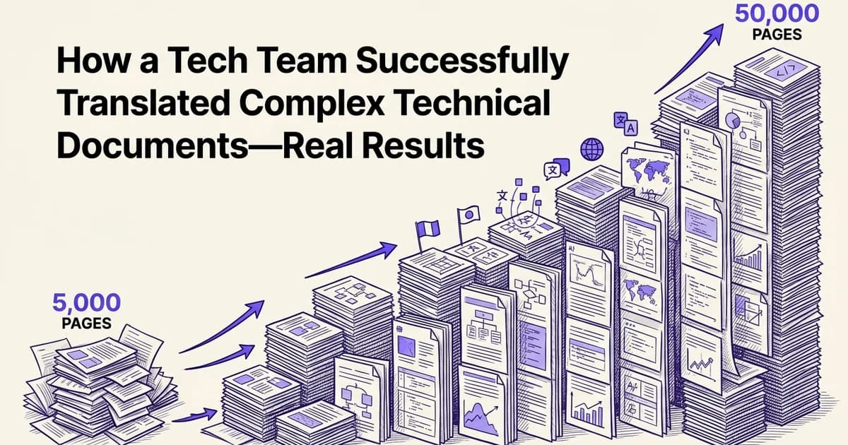 How a Tech Team Successfully Translated Complex Technical Documents—Real Results